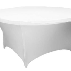 Spandex, Round Table- White