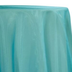 Table Overlay, Organza, 85"x85"- Aqua