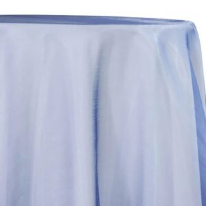 Table Overlay, Organza, 85"x85"- Blue