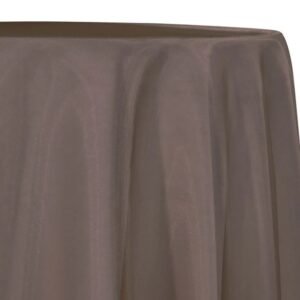 Table Overlay, Organza, 85"x85"- Brown