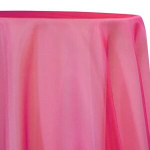 Table Overlay, Organza, 85"x85"- Fuchsia