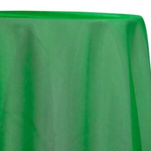 Table Overlay, Organza, 85"x85"- Green