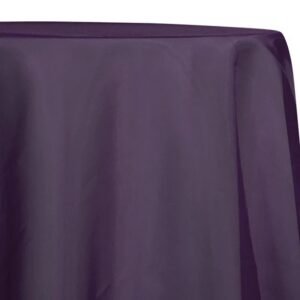 Table Overlay, Organza, 85"x85"- Plum