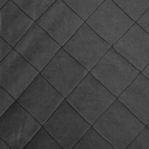 Table Runner, Pintuck, 12"x108", Black