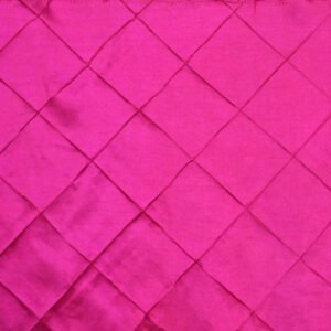 Table Runner, Pintuck, 12"x108", Fuchsia