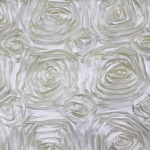 Rosette Satin, Ivory
