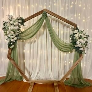 Heptagon Wood Arch Set 3
