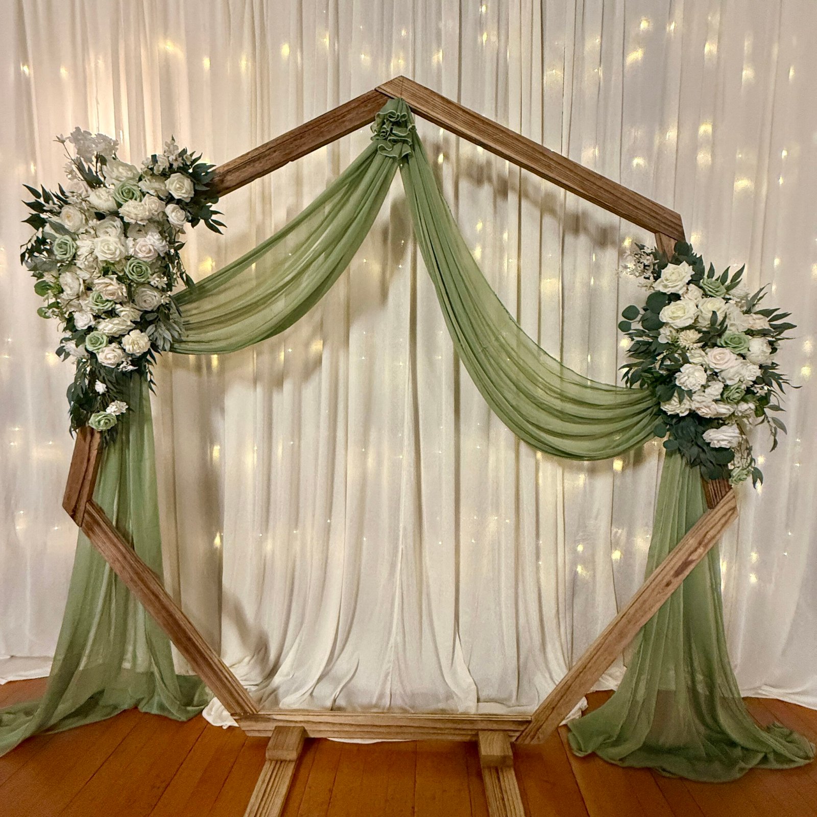 Heptagon Wood Arch Set 3