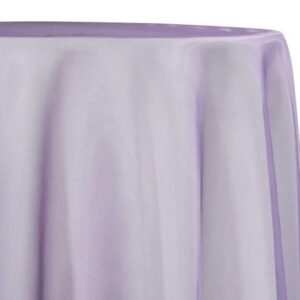Table Overlay, Organza, 85"x85"- Lavender