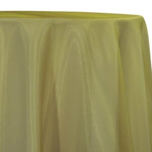 Table Overlay, Organza, 85"x85"- Olive