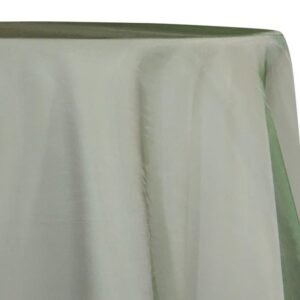 Table Overlay, Organza, 85"x85"- Sage Green