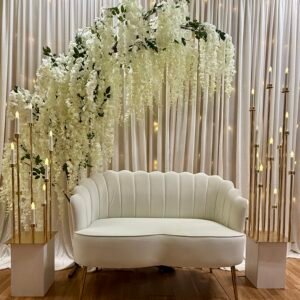 Wisteria Crescent Arch Set 3, Ivory